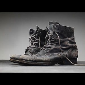 All Saints Shoes - All saints leather military boots All Saints Shoes - All saints leather military boots